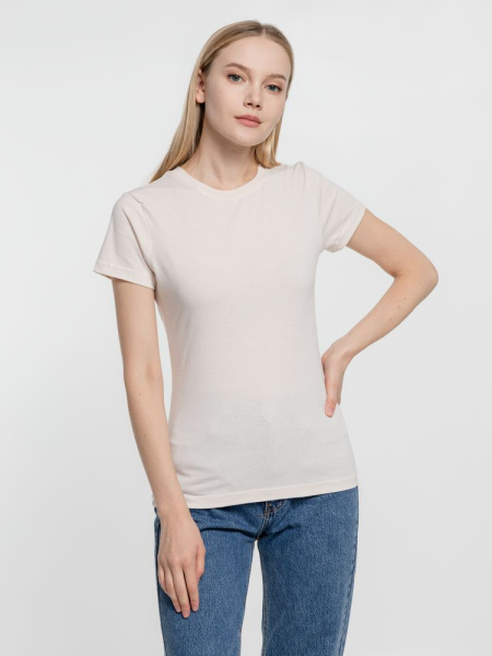 Футболка женская T-bolka Lady, молочно-белая, S–3XL