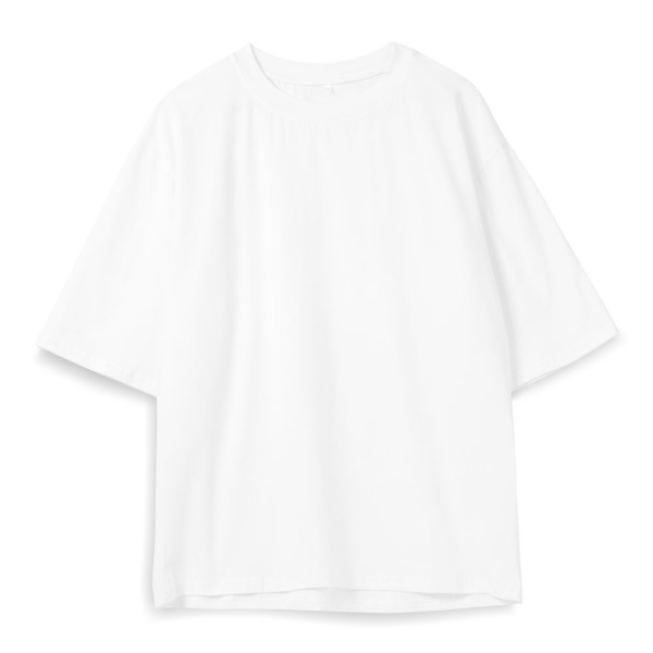 Футболка оверсайз унисекс Base Space, белая, XS–XXL