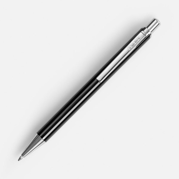 Ручка шариковая Arvent Glossy, черная, 14,1х1 см