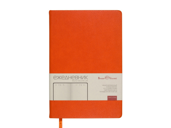 Ежедневник недатированный А5 «Megapolis Loft», Цвет оранжевый