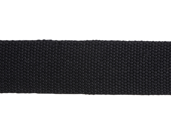 Ремень Canvas текстильный с металлической пряжкой, Цвет черный