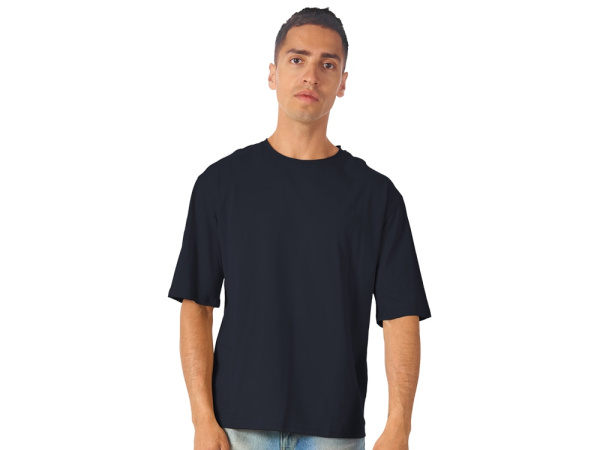 Футболка оверсайз «Liyon» унисекс, Размер XS-S, Цвет темно-синий