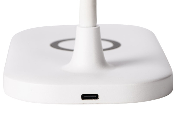 Настольный светильник с беспроводной зарядкой «Nimble», 10 Вт, Цвет белый