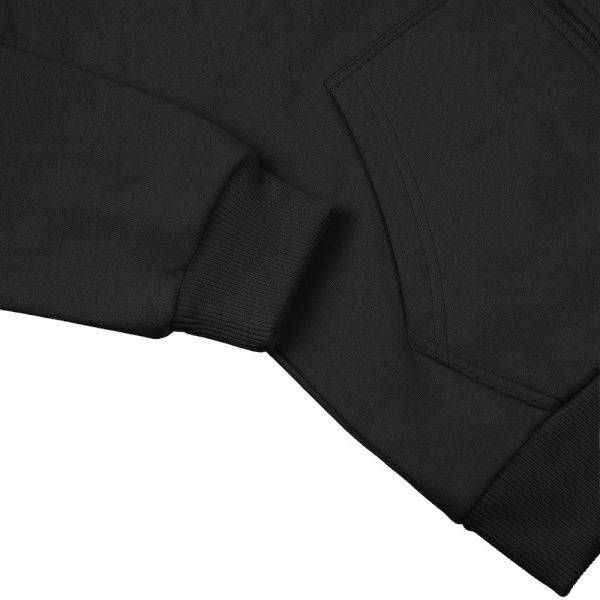 Толстовка на молнии с капюшоном Siverga Heavy 2.0, черная, XS–5XL