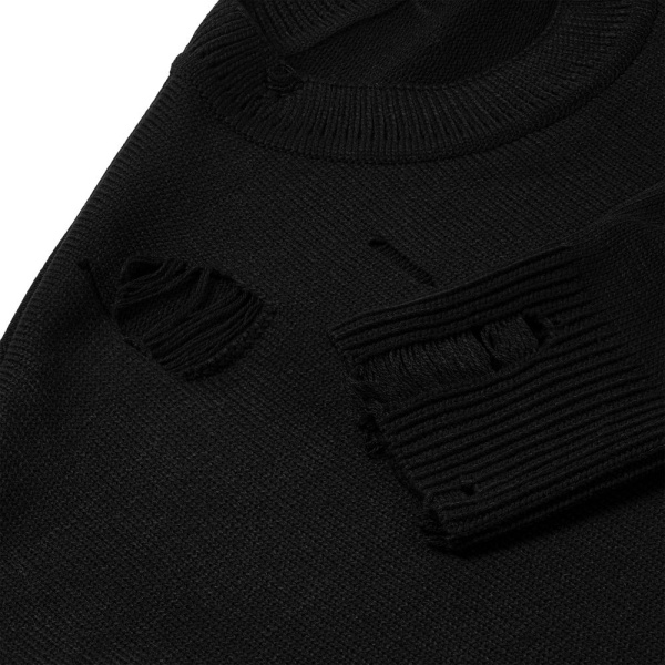 Джемпер оверсайз унисекс Grunge, черный, S/M, L/XL