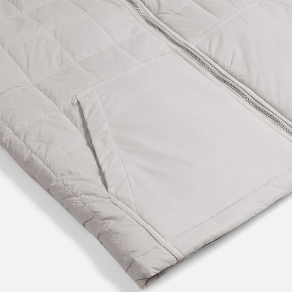 Жилет унисекс Warmbridge, светло-серый, S–4XL