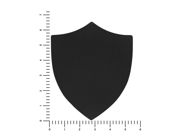 Патч «Щит», soft-touch, Цвет черный