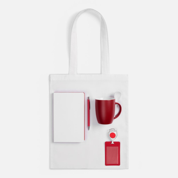 Набор Welcome Pack, красный с белым, 35х40 см