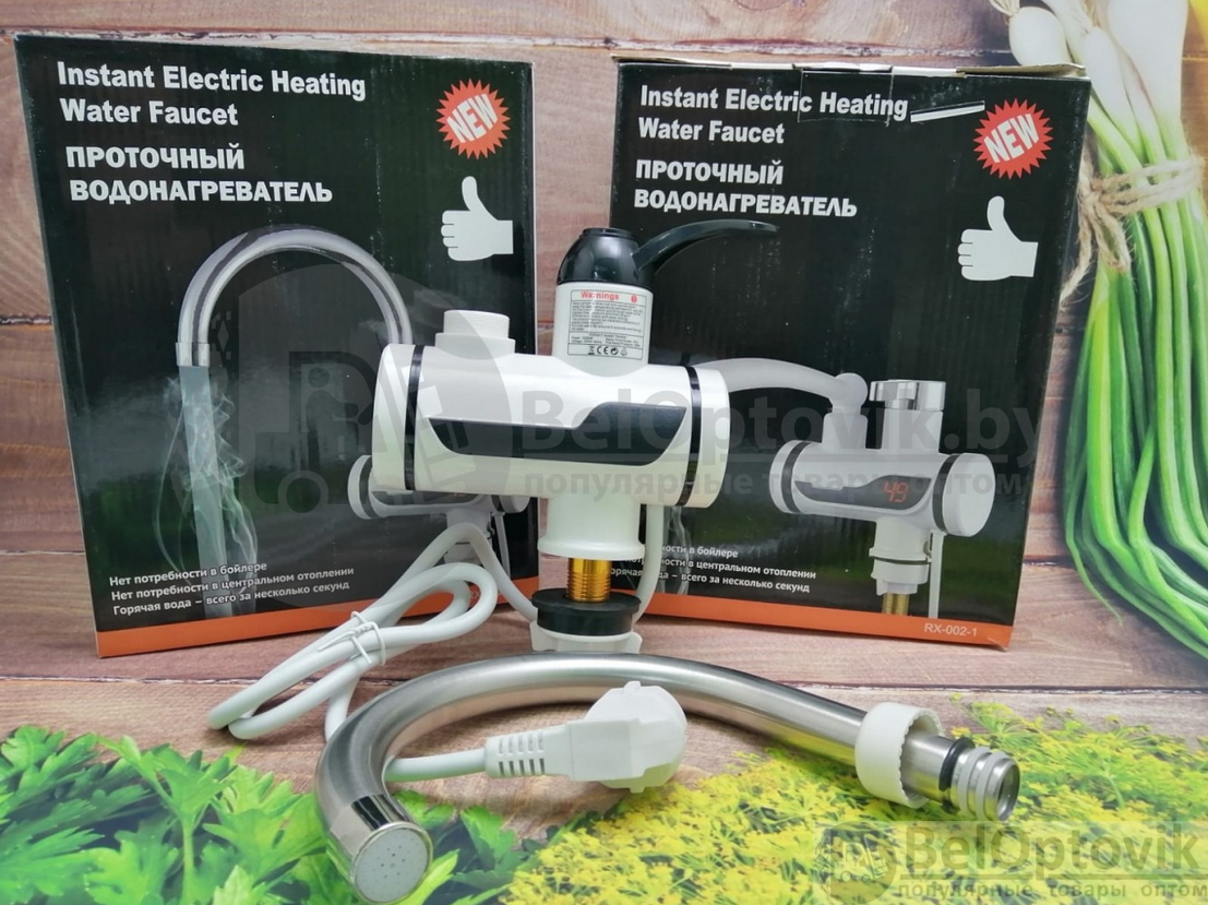 Проточный электрический водонагреватель Instant Electric Heating Water  Faucet (арт: el-9739) от 980 ₽ рублей оптом в Москве