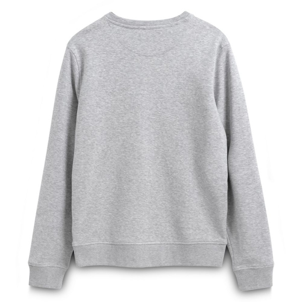 Свитшот унисекс BNC Inspire (Organic), серый меланж, XS–3XL