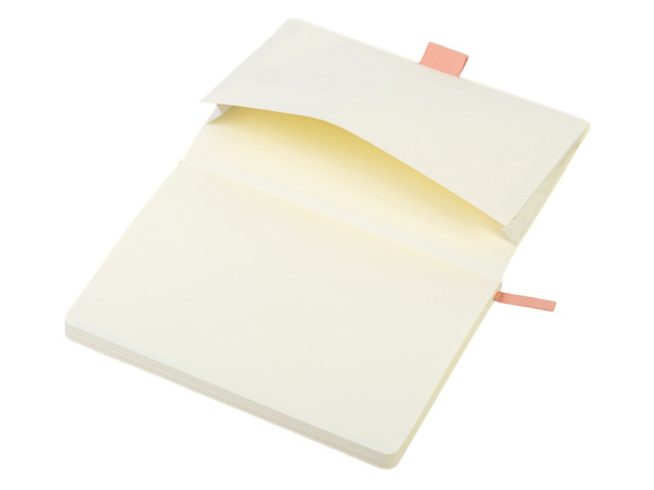 Блокнот А5 в гибкой обложке «Vision 2.0» soft-touch, Размер А5, Цвет пыльно-розовый