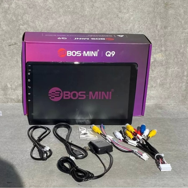 Автомагнитола BOS-MINI Q9 / Современная и универсальная