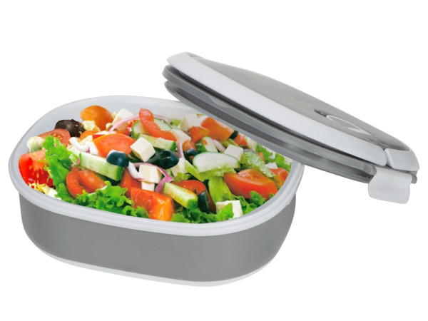 Ланч-бокс «Hotty», Цвет серый/белый