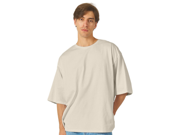 Футболка оверсайз «Berlin» унисекс, Размер XS-S, Цвет бежевый