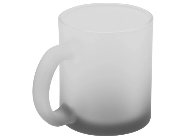 Стеклянная матовая кружка с градиентом для сублимации «Ombre Sub», Цвет черный