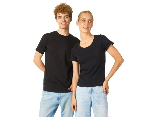 Футболка «Sydney» с подвернутыми рукавами, женская, Размер XL, Цвет черный