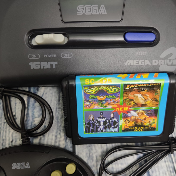 Картридж для приставок Sega Mega Drive 2 1-4 сборник 4 в 1 2 SC425
