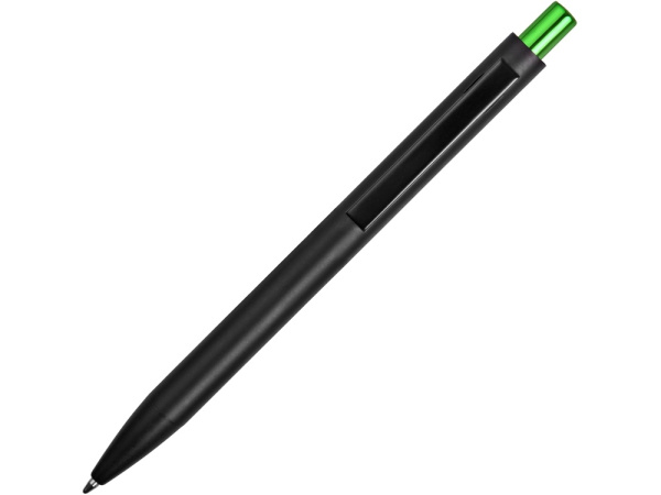 Ручка металлическая шариковая «Blaze», Цвет черный/зеленое яблоко