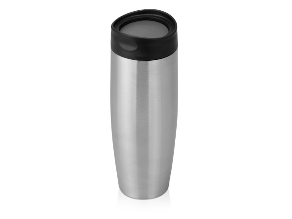 Термокружка «Тамблер», Цвет серебристый/черный/серый