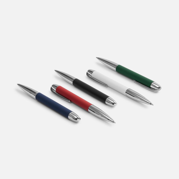 Ручка шариковая Arc Soft Touch, зеленая, 13,8х1,2 см
