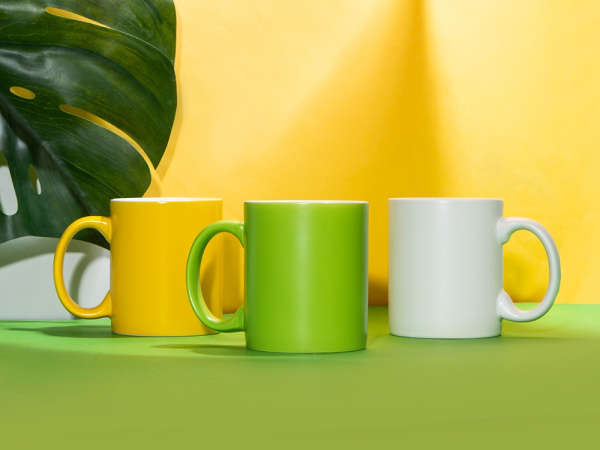 Кружка «Марко», матовая, Цвет желтый