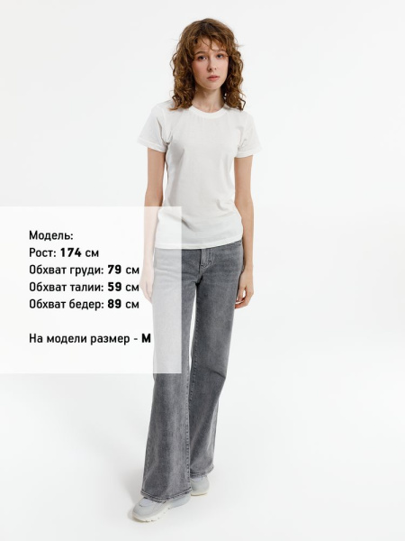 Футболка женская T-bolka Lady, белая (теплый оттенок), S–3XL