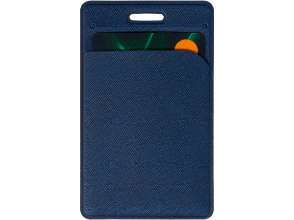 Чехол для пропуска с отделением для карты «Favor», Цвет синий