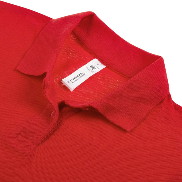Рубашка поло женская ID.001 красная, XS–3XL