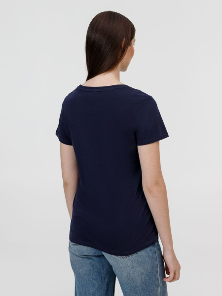 Футболка женская E150, темно-синяя, XS–3XL