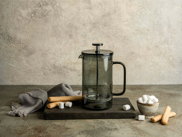 Френч-пресс «TOMAS», 1 л, Размер 1000, Цвет серый