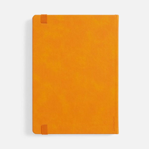 Ежедневник Urban Hard, недатированный, оранжевый, 15х20,8х1,8 см
