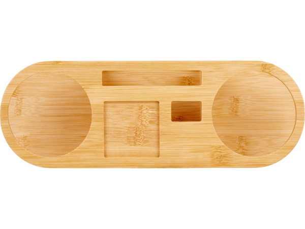 Набор для виски на бамбуковой подставке «Boulevardier», Цвет натуральный, прозрачный