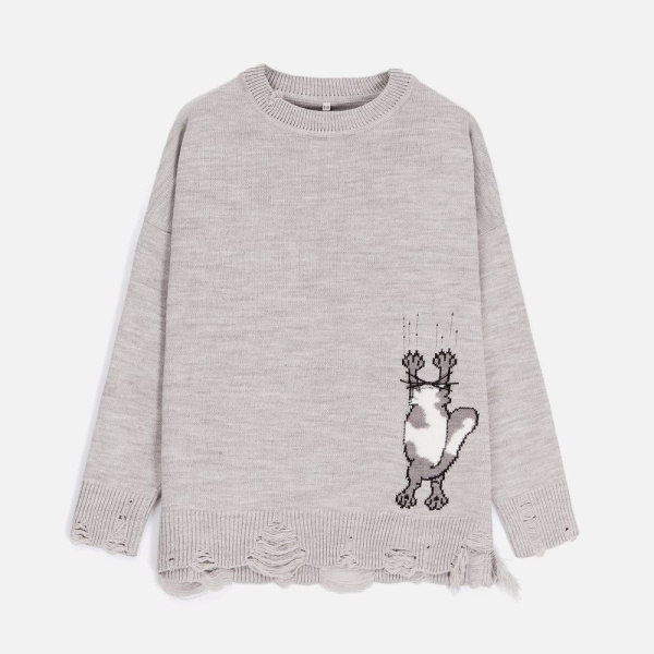 Джемпер Sharpick, серый, S/M, L/XL