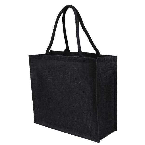 Сумка из джута Caravan Jute, чёрная