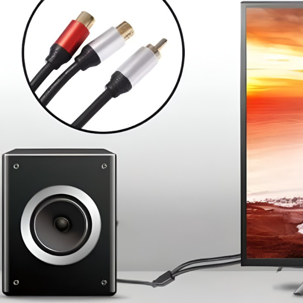 Кабель Аудио Premium H249 2RCA/M на 2RCA/F / Практичный и качественный