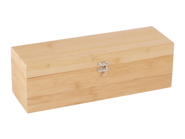 Набор для вина в бамбуковом кейсе «Anniversary», Цвет натуральный