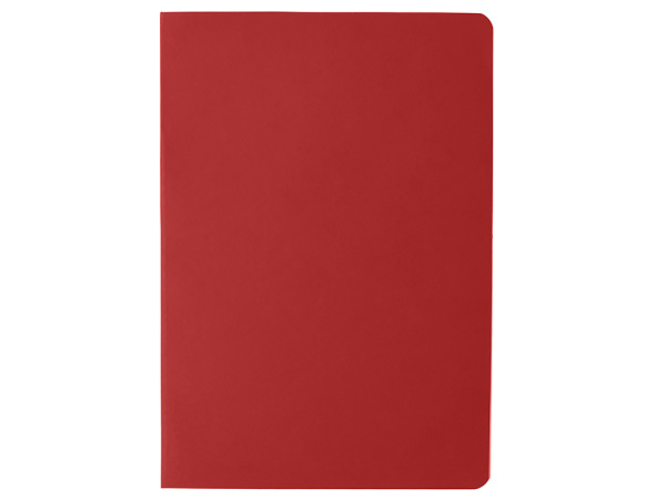 Блокнот в гибкой обложке A5 «Виспи 2.0» в клетку, Цвет красный