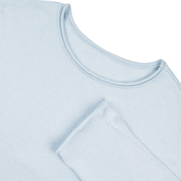 Лонгслив унисекс Siluetti Fuori, светло-голубой, S/M, L/XL