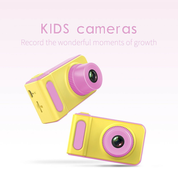 Детский фотоаппарат Kids Camera Summer Vacation Синий
