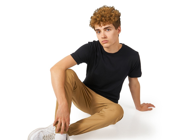 Футболка «HD» из премиального хлопка мужская, Размер 3XL, Цвет черный