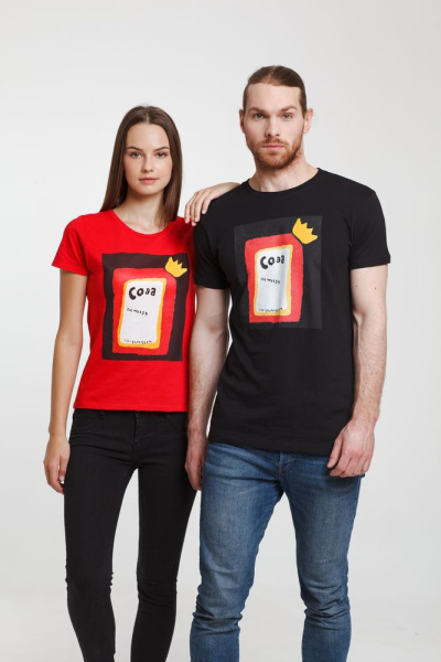 Футболка женская «Сода», красная, S–XL