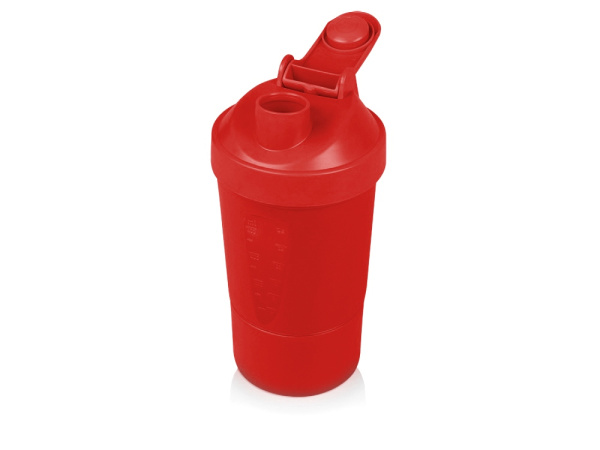 Шейкер для спортивного питания «Level Up», Цвет красный