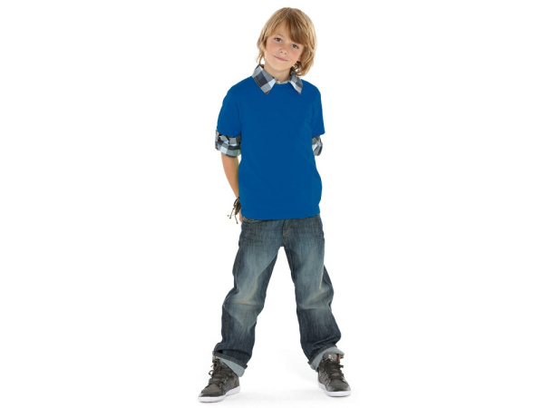 Футболка "Heavy Super Club" детская, Размер 6, Цвет синий классический