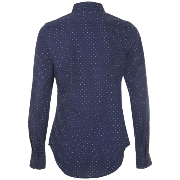 Рубашка женская Becker Women, темно-синяя с белым, XS–XXL