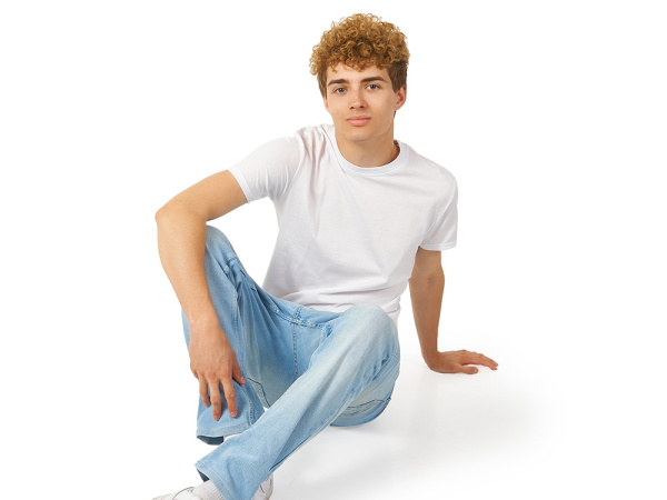 Футболка «Sydney» с подвернутыми рукавами, мужская, Размер 2XL, Цвет белый