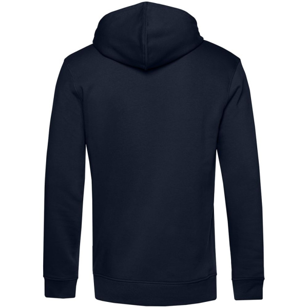 Толстовка с капюшоном унисекс BNC Inspire (Organic), темно-синяя, XS–3XL