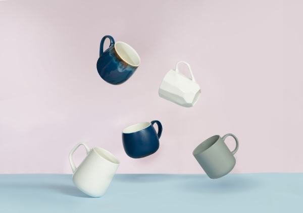 Кружка «Rita», матовая, Цвет белый