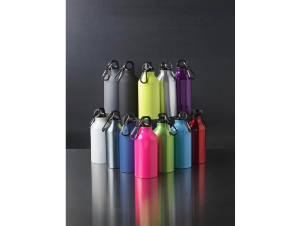 Бутылка «Oregon» с карабином, матовая, Цвет белый