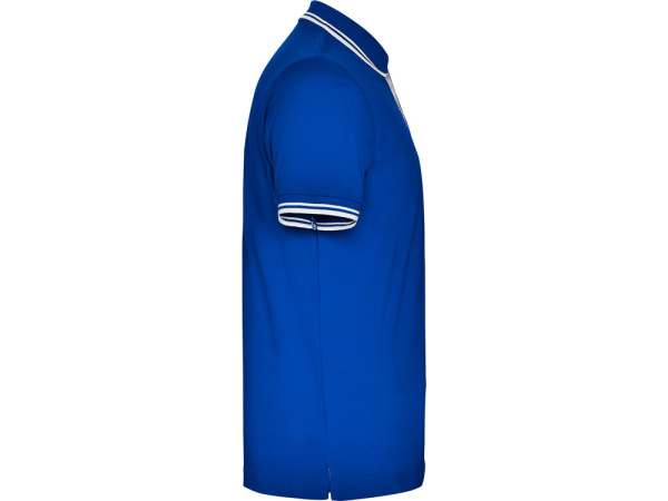 Рубашка поло «Montreal» мужская, Размер XL, Цвет королевский синий/белый