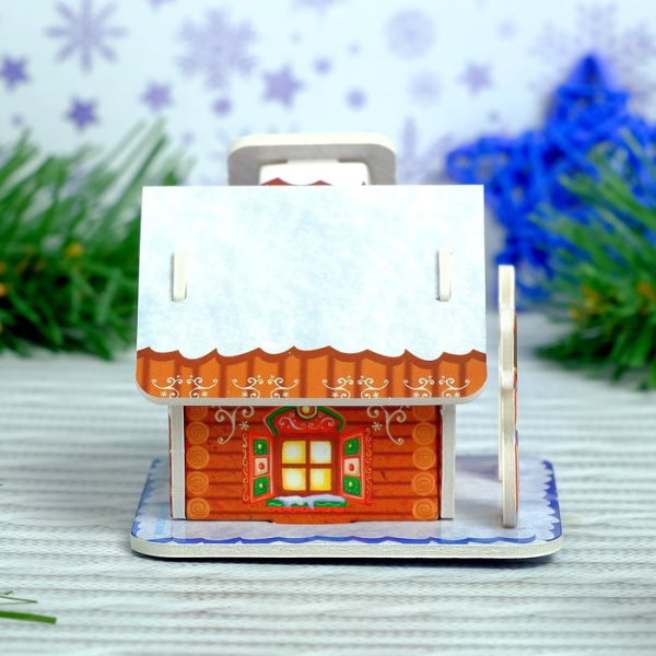 Конструктор фигурки&amp;quot;Дом деда мороза&amp;quot; 3Д   3564567